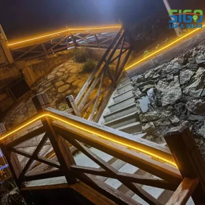 www.sigoledlight.com- best Solar powered rope lighting for outdoor use